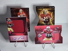 2025 Silhouette Vernon Davis Auto, Joe Montana Super Bowl, Steve Young & T Owens