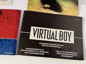 Jack Bros Nintendo Virtual Boy Game Complete MINT, RARE, with Acrylic Case! 🎃  