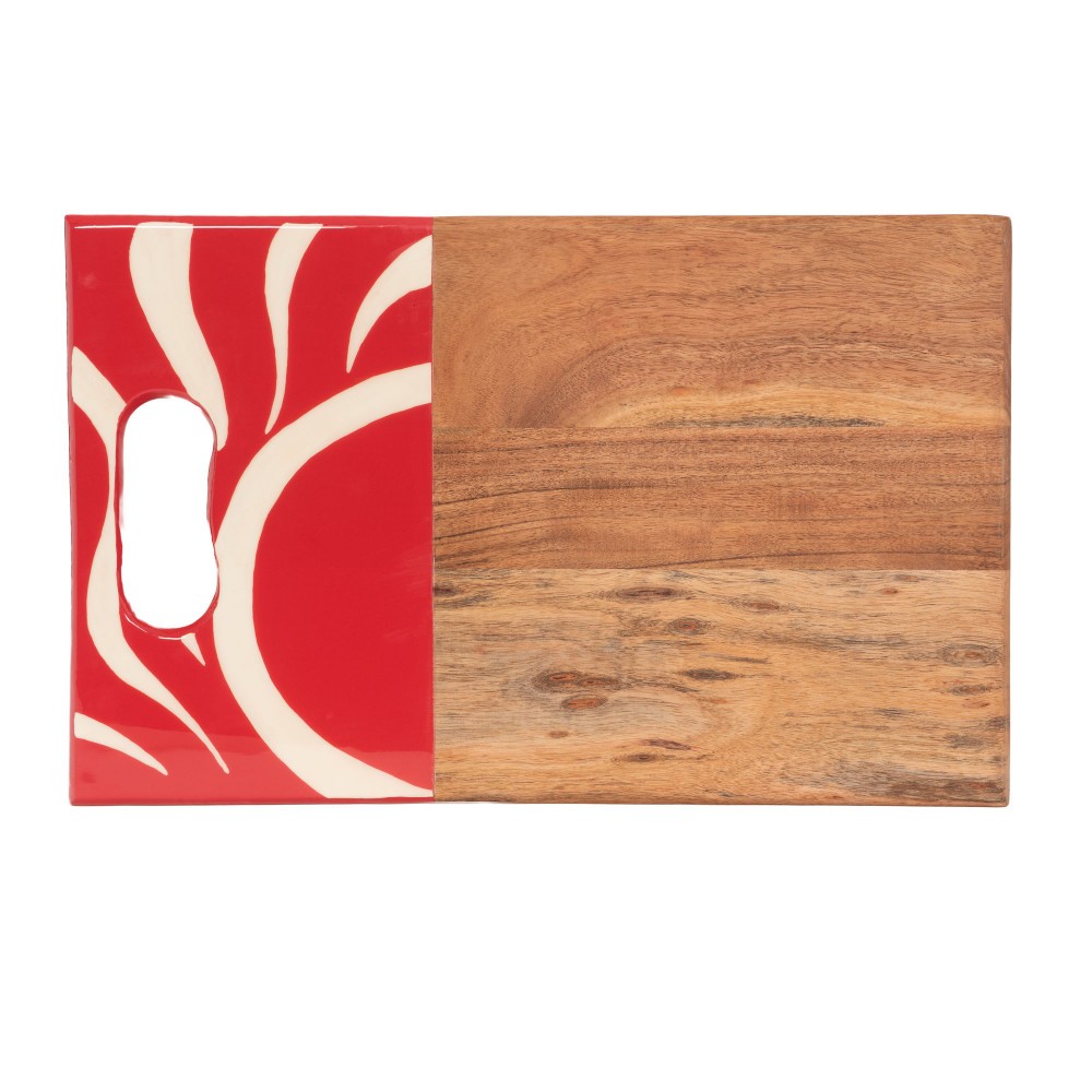 Planche IIona 48x30 cm rectangle bois d'acacia 30.00x48.00 cm