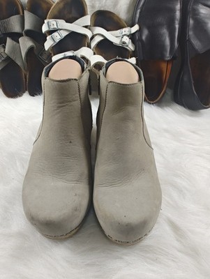 Dansko Maria Gray Nubuck Ankle Boots Side Zip Clog Heel Women's EU 38 US7.58 | eBay Dansko Maria Gray Nubuck Ankle Boots Side Zip Clog Heel Women's EU 38 US7.58 | eBay