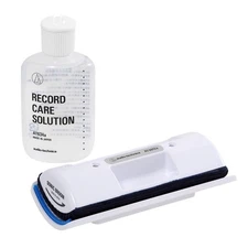 Audio-Technica AT6012a Record Cleaner with AT634a Fluid Anti-Static Vinyl
