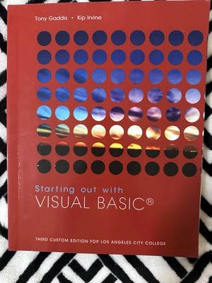 Starting Out with Visual Basic by Tony Gaddis