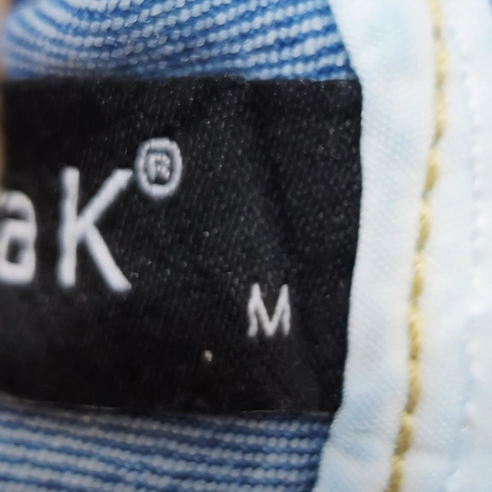 Top corto de mezclilla con tachuelas y cierre de cremallera mediano Allegra K para mujer Foto 2 de 4