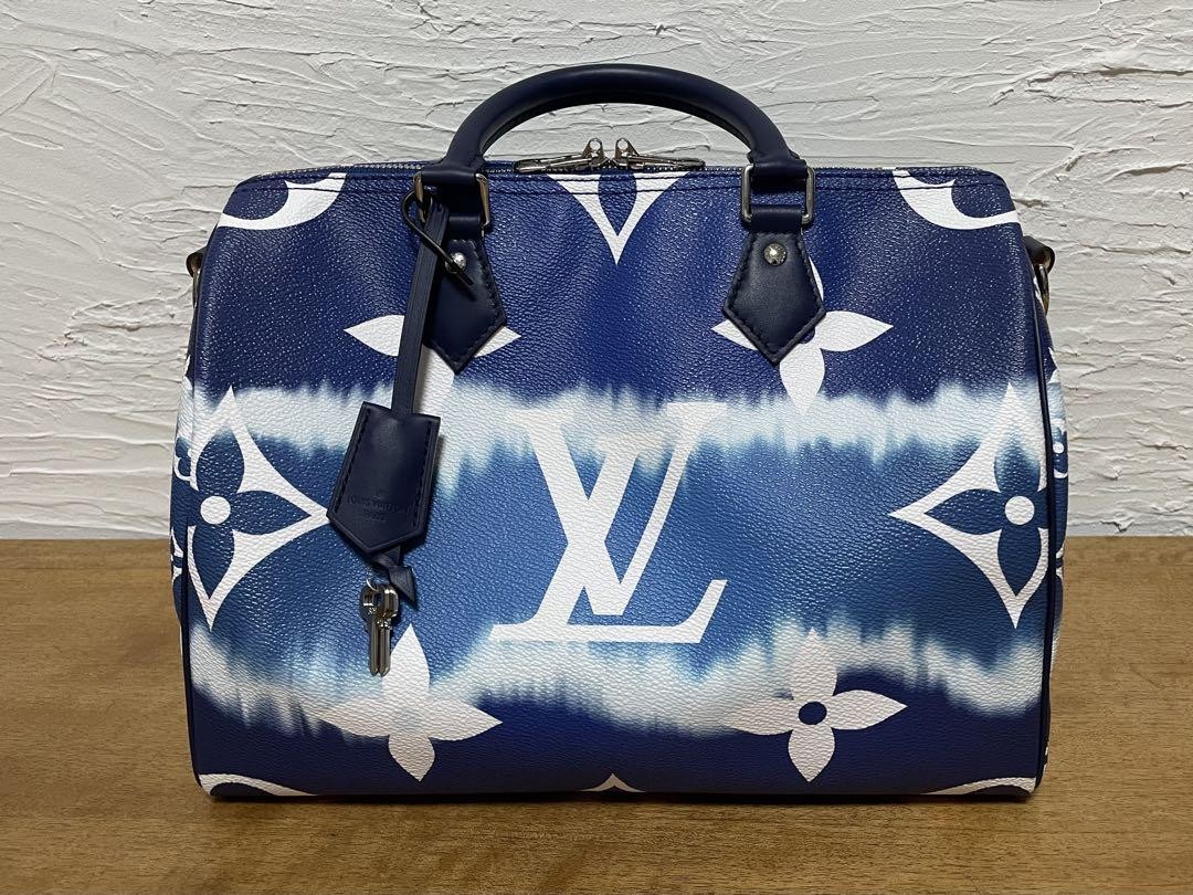 LOUIS VUITTON Speedy 30 Escale Bag M45146 Blue Crossbody Hand