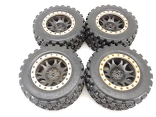 Pro-Line 10131-13 Badlands MX43 Pro-Loc Mounted Tires / Wheels (4) X-Maxx XMAXX