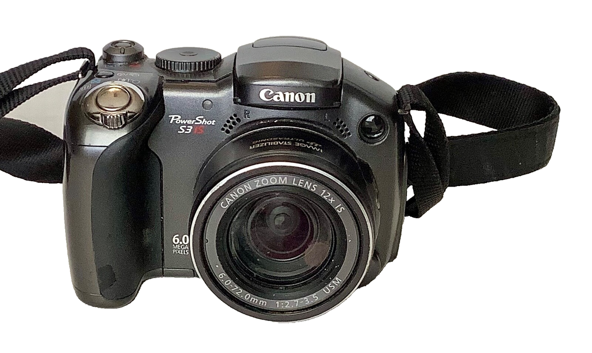 Canon PowerShot S3 IS 6.0 MP 12x Zoom Camera FOR PARTS As-Is | eBay