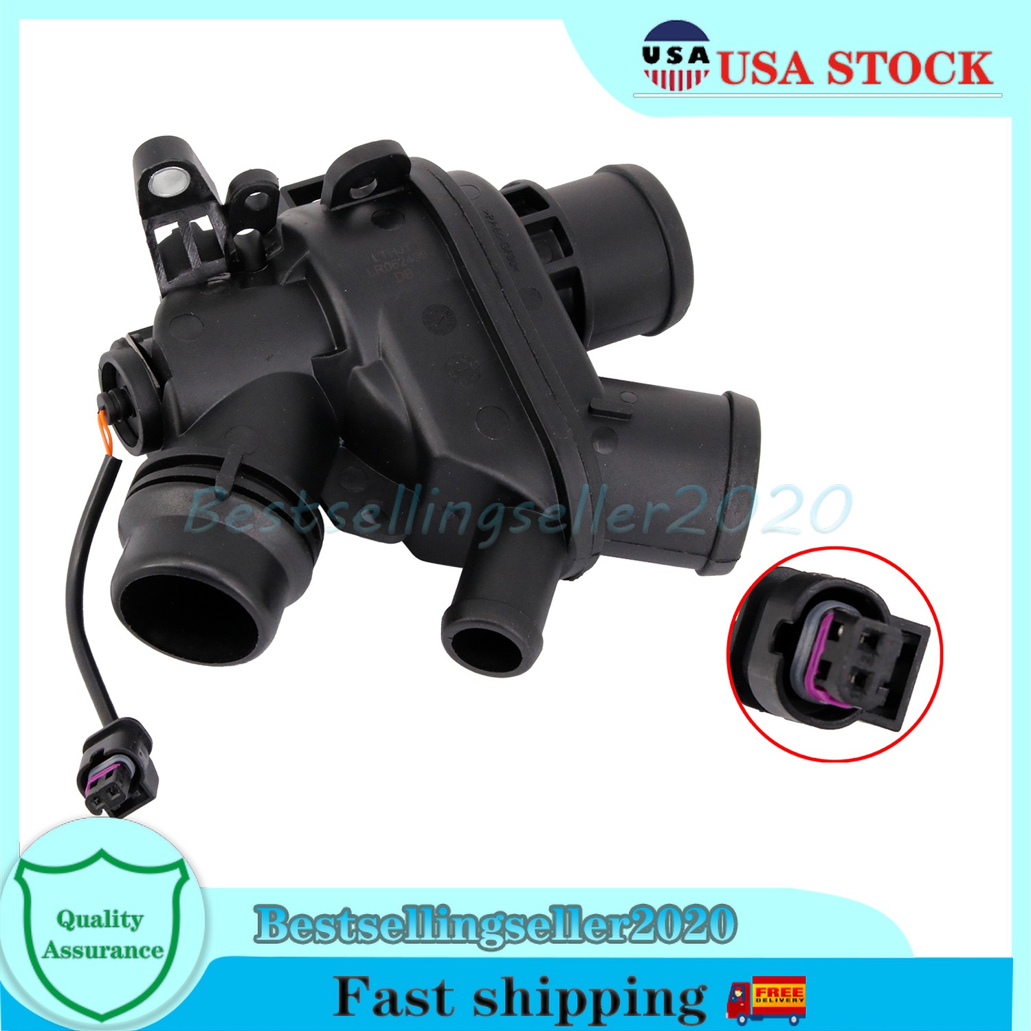 New Thermostat For Land Rover Range Rover Sport 2015-2012 LR062498 LR117568 3.0L