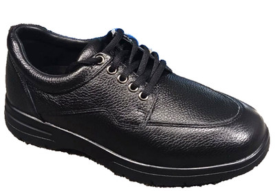DREW Walker II Shoes Black Leather Oxfords Orthotic Diabetic SHOES SNEAKERS12 6E