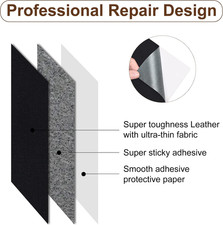 Leather Repair Patch 8 11 Inch Self-Adhesive Leather Repair Tape, Scratch/Hol...