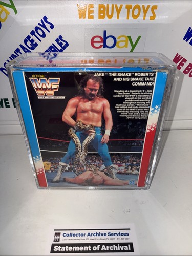 WWF Hasbro Wrestling superstars Jake the snake pet  Damien CAS Q70+ 🔥 - Afbeelding 7 van 12