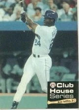 1992 Front Row Griffey Club House #1 Ken Griffey Jr. Background 
