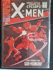 X-Men 41 1st Appearance Grotesk Origin Cyclops Marvel Comics Vintage