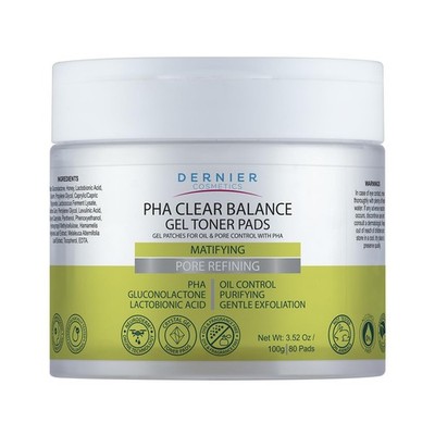 Dernier Beauty Exfoliating Pads   PHA & Gluconolactone Scrub with Astringent ...