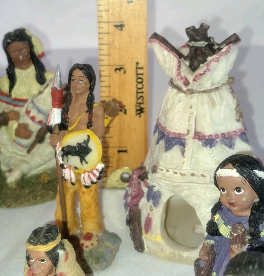 Lot Of Twelve Random Native American Figurines | eBay