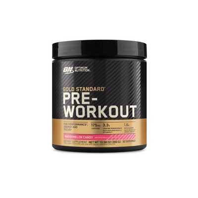 Pre Workout Powder Watermelon Candy 30 Servings Creatine Beta Alanine Optimum