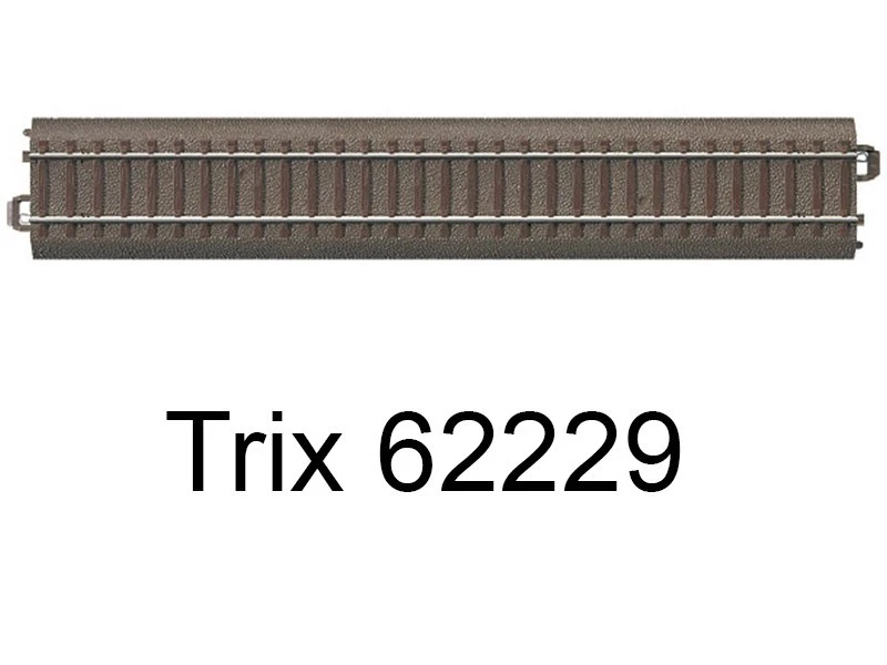 TRIX Rail droit voie C 229,3 mm - Trix 62229 - Photo 1/1