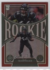2022 Panini Chronicles Legacy Update Rookies Red Prizm 2/99 Travon Walker 15bk