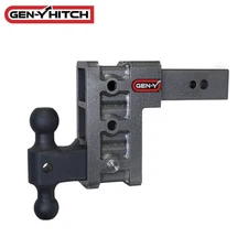 Gen-Y Mega Duty 6" Drop Hitch 32K Dual-Ball Mount For 2.5" Receiver