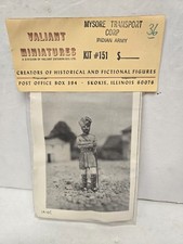 Vtg New In Pack Valiant Metal Model Kit #151 Mysore Transport Corp Indian Army