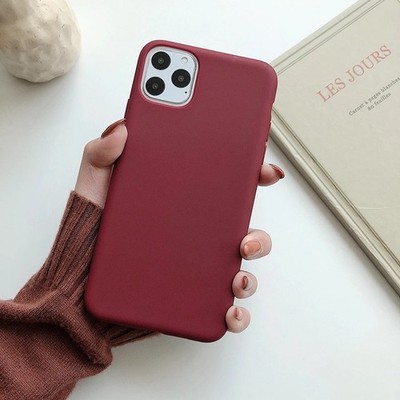 Compatible Frosted Matte Phone Case For iphone 11 12 13 14 15 Pro Max soft Prote