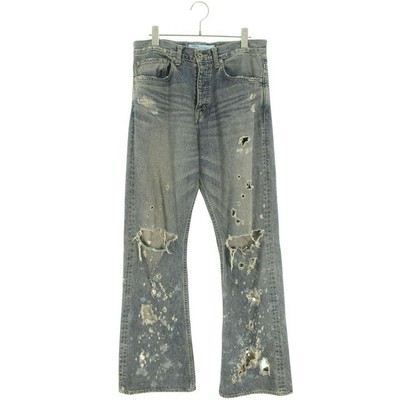 Dairiku 24SS D-9 Damage Flare Denim Pants Damaged Mens 29 