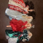 “Vintage 90s Barbie Holiday Dolls Christmas Dresses  Collector Lot” 1972 H1966B