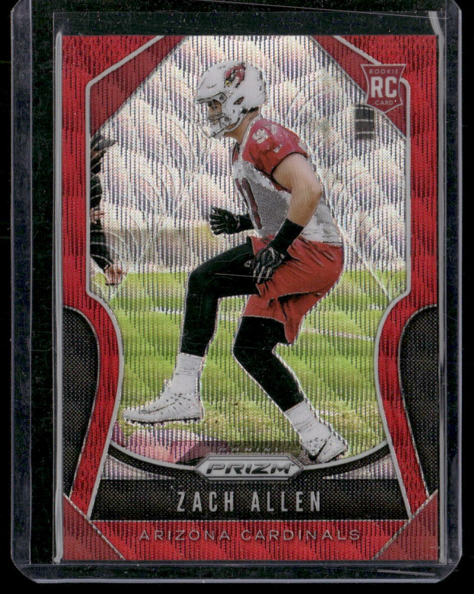 Zach Allen Panini Prizm #389 Red Wave