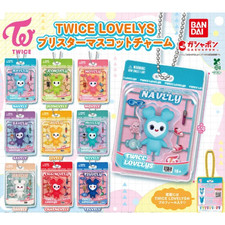 TWICE LOVELYS Blister Mascot Charm Capsule Toy JAPAN BANDAI