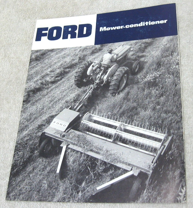 1971 FORD TRACTOR 535 MOWER CONDITIONER BROCHURE ORIGINAL