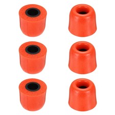 6Pcs Memory Foam Earbud Tips 4.5mm/0.18" Small Ear Bud Tips, Red