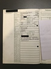 GM Opel Rekord D Diesel 1973 Dokumente 2053 ccm Motor 44 kw 60 PS TSN 228 Typ 18