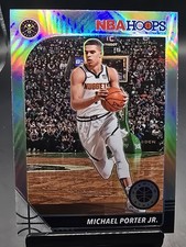 2019-20 Hoops Premium Stock #51 Michael Porter Jr. Prizms Silver