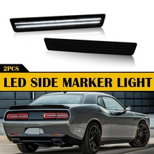2x White Led Strip Rear Bumper Lamp Side Marker Light For 08-14 Dodge Challenger 2x White Led Strip Rear Bumper Lamp Side Marker Light For 08-14 Dodge Challenger