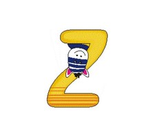 Wooden Decoration Wooden Letter Z Dimensions 43x6x60mm NEW Toy Alphabet Learning