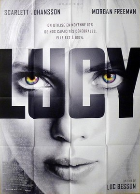 LUCY - SCARLETT JOHANSSON / MORGAN FREEMAN - ORIGINAL GROSSES FRANZÖSISCHES...