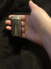 Vintage Scripto Vu-Tane Butane Lighter Black Untested