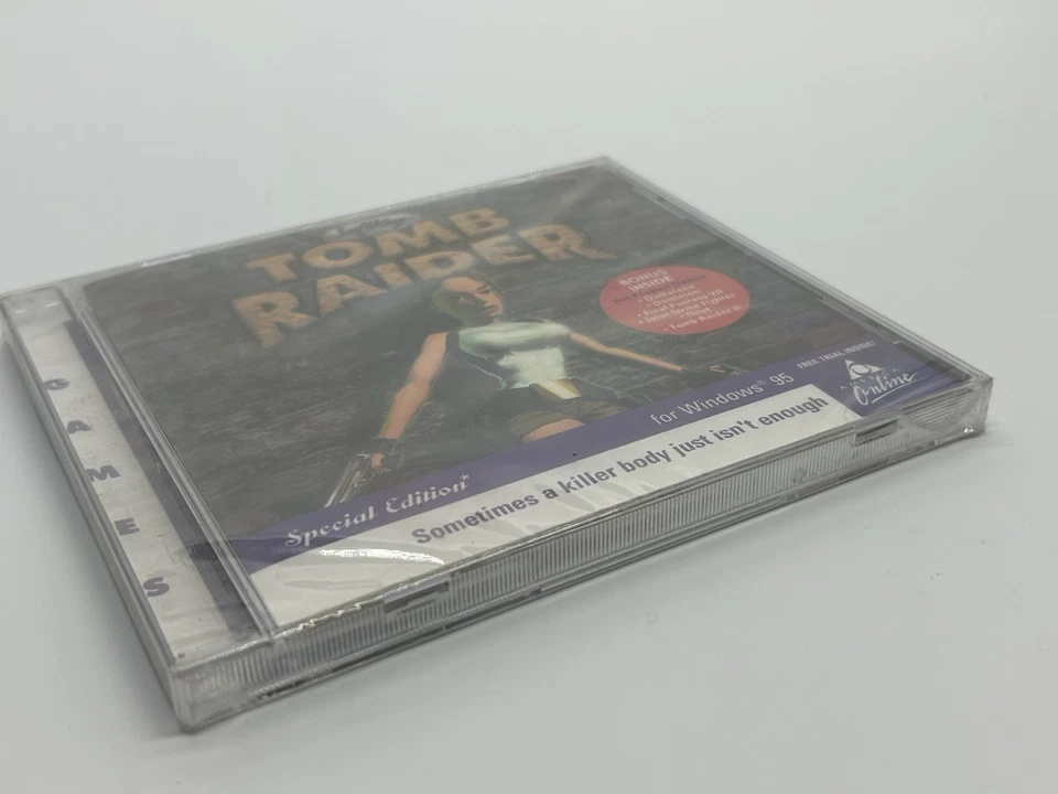 NEW CD Tomb Raider Softkey PC Game For windows 95 1998 Sealed - Image 2 of 3