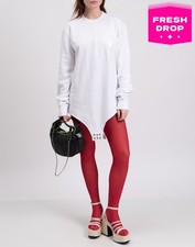 RRP €310 RICK OWENS X CHAMPION Body Style Sweatshirt Size L Elbow Patches Logo