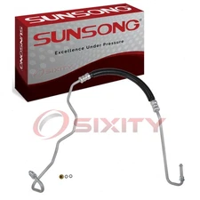 Sunsong Hydroboost To Gear Power Steering Pressure Line Hose for 2007-2010 fu