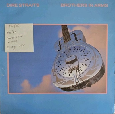 Dire Straits Brothers In Arms Vinyl Record VG/VG VERH25 1985