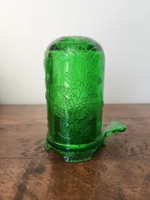 Mosser Glass Holly Leaf and Berry Fairy Lamp with Thumb Handle