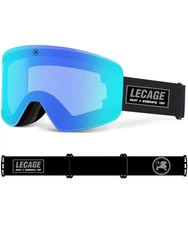 LECAGE Photochromic Ski Goggles Anti-Fog Snowboard Goggles for Men & Women