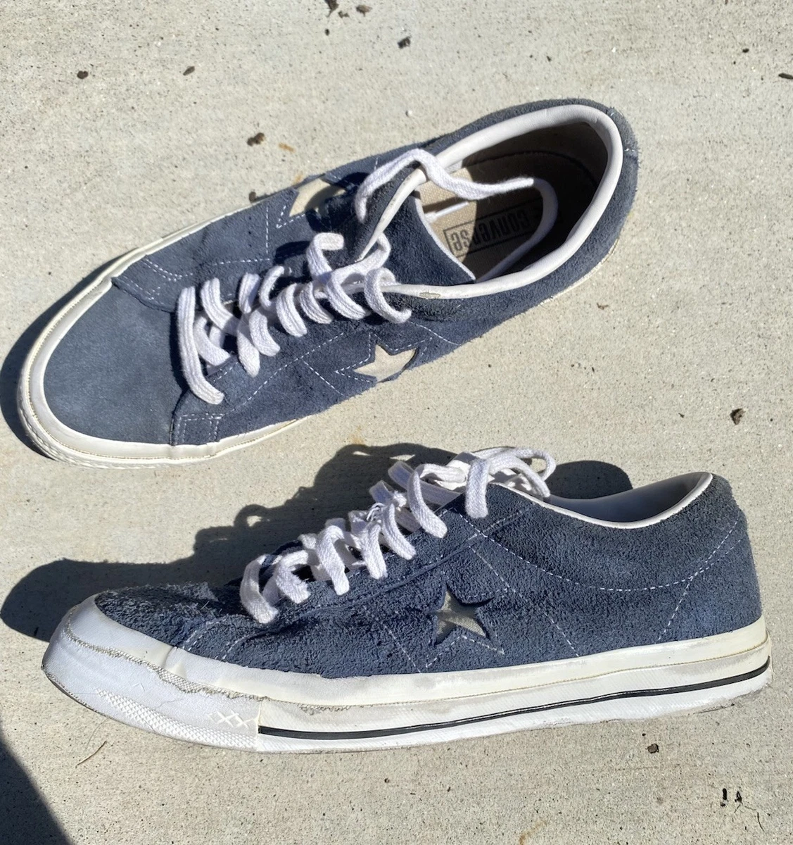 Converse One Star Ox Premium Suede Dark Blue for Sale