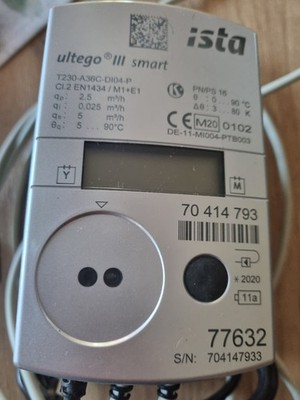 Ista ultego  III smart  ein Wärmemengenzähler mit Funkmodul hochwertiges System
