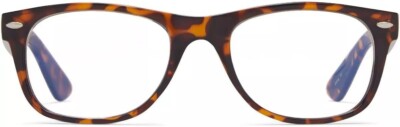 ICU Eyewear Screen Vision 100% Blue Light Filtering Computer Glasses Dark Tortoi