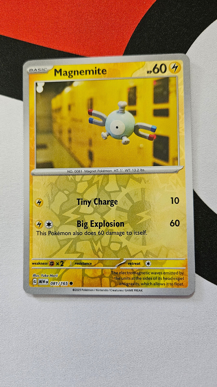 Pokemon Scarlet & Violet 151 Magnemite 081/165 REVERSE Holo NM