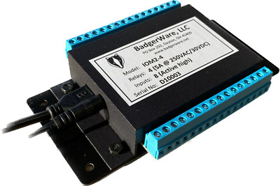 7 Channel USB Relay Module with Enclosure, Power Supply, and Cable