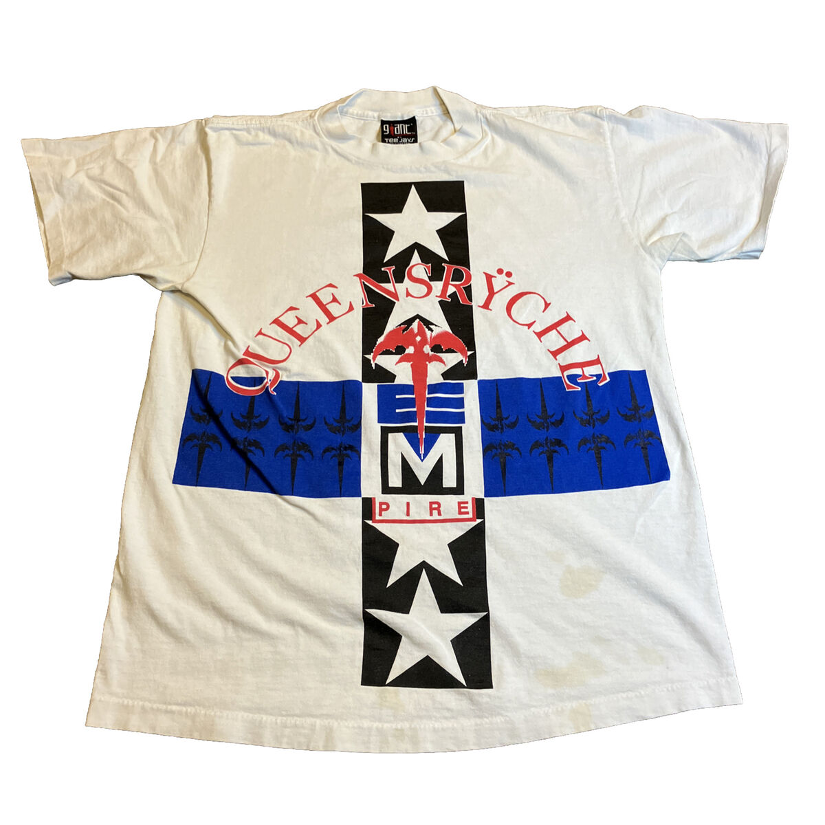 Empire Deluxe T-Shirt | Red | Classic 1990s Retro Gamer Tee Empire Deluxe T-Shirt | Red | Classic 1990s Retro Gamer Tee