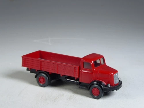 (YG-12) Wiking Sondermodell Henschel HS 100 Pritschen LKW Sonderfarbe rot