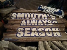 Keystone Light Beer Smooth's Always In Season metal tin Cool Sign.2013